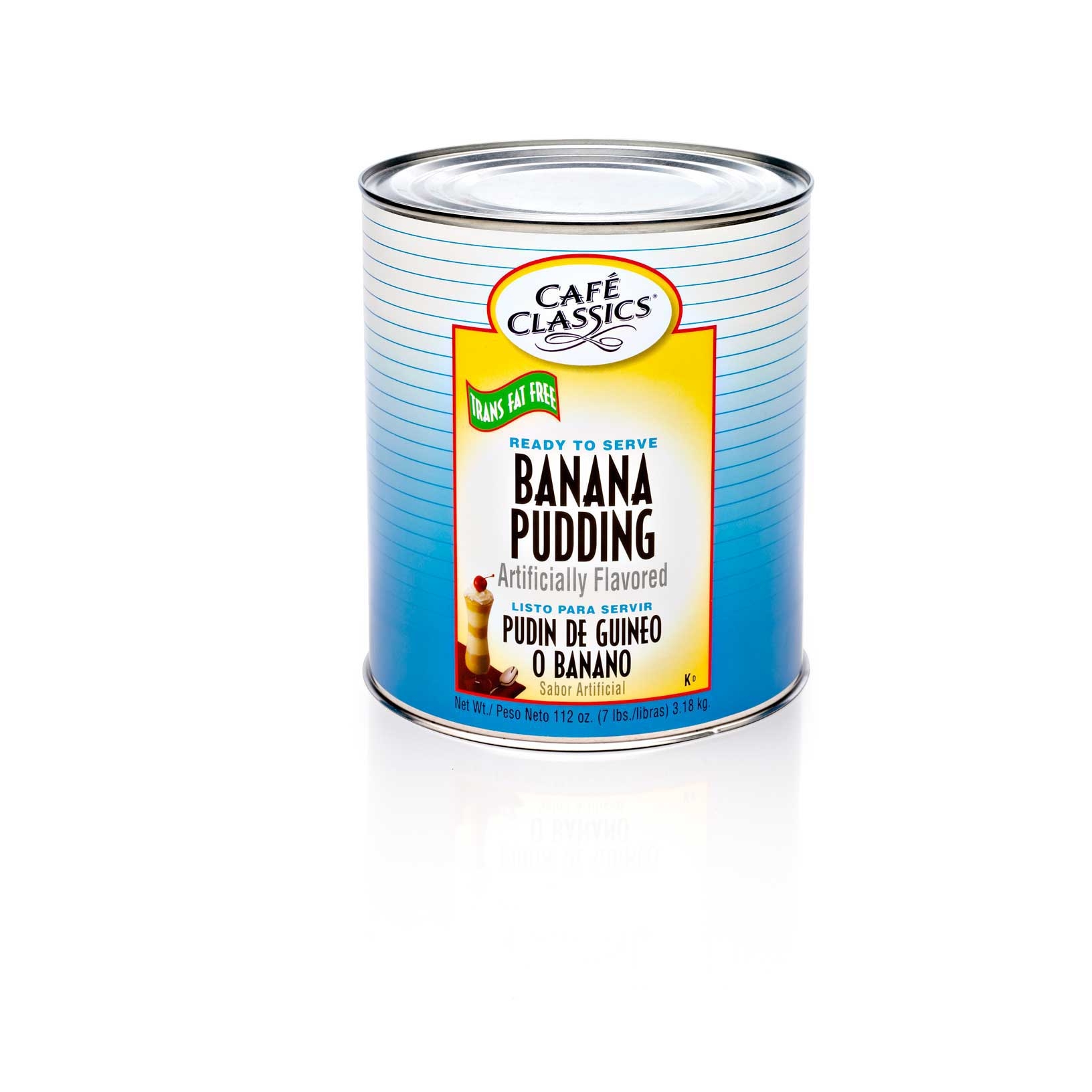 Real Fresh Trans Fat Free Banana Pudding, 7 Pound -- 6 per case.