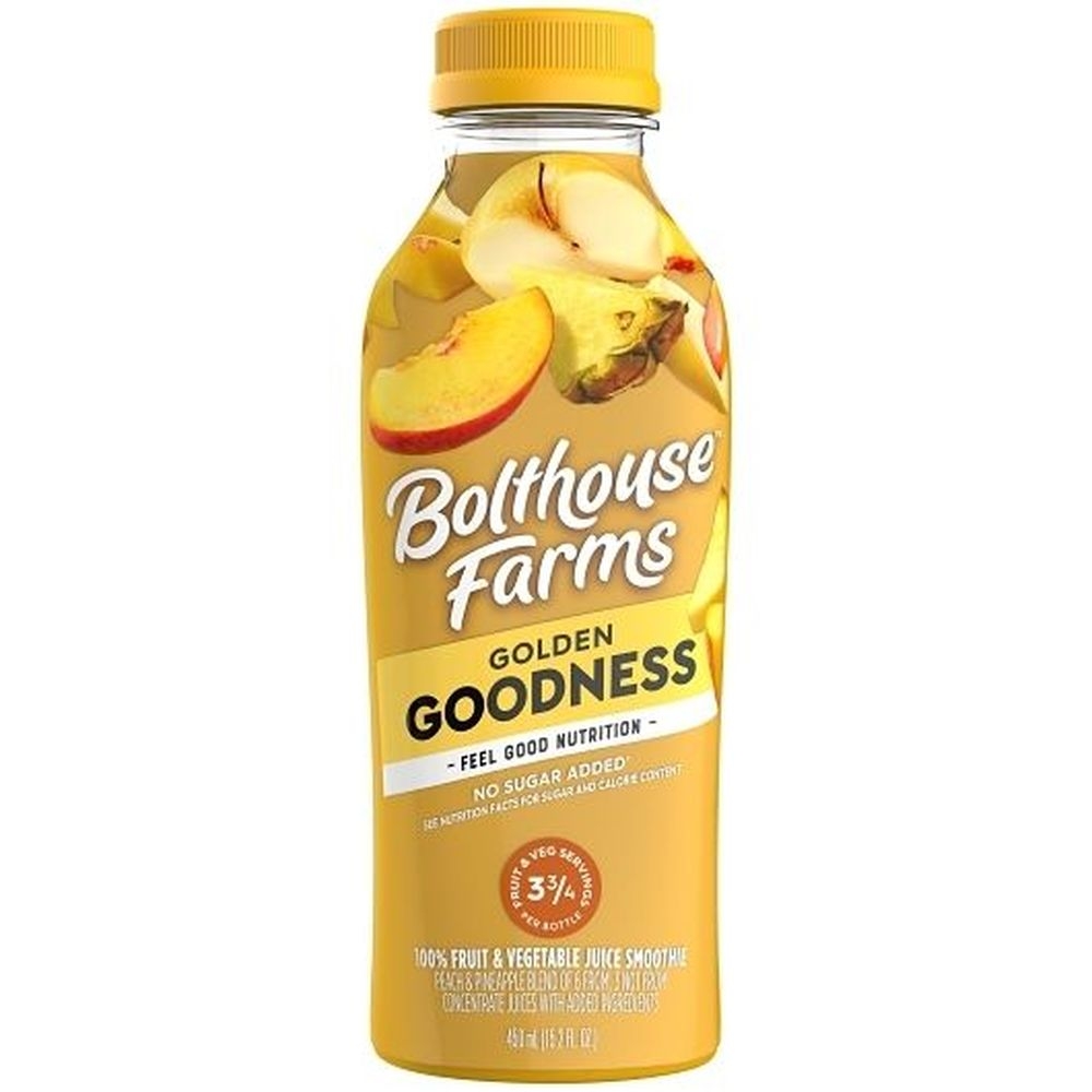 Bolthouse Farms Golden Goodness Fruit and Vegetable Juice Smoothie, 15.2 Fluid Ounce -- 6 per case
