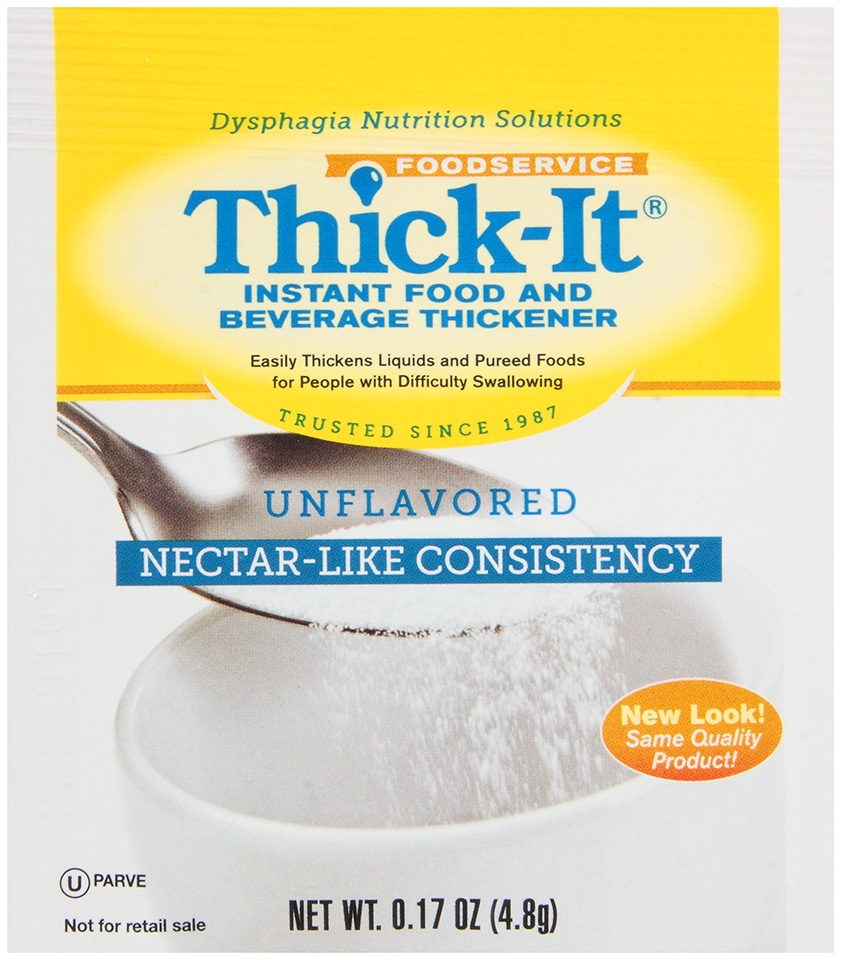 Thick It Instant Food and Beverage Thickener, 0.17 Ounce -- 200 per case.