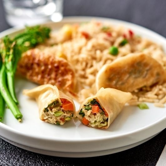 Chef One Vegetable Dumplings, 40 Ounce -- 3 per case