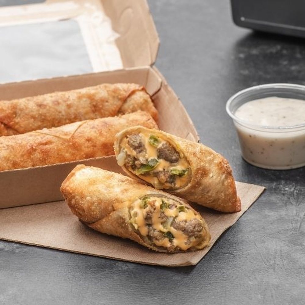 Minh Philly Cheesesteak with Onions and Cheese Egg Roll, 3 Ounce - 36 per case