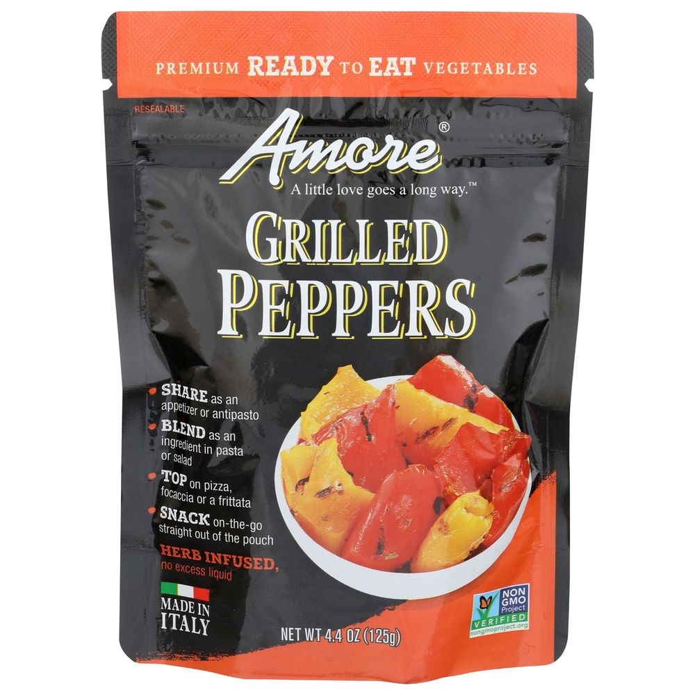 Amore Grilled Peppers, 4.4 Ounce -- 10 per case