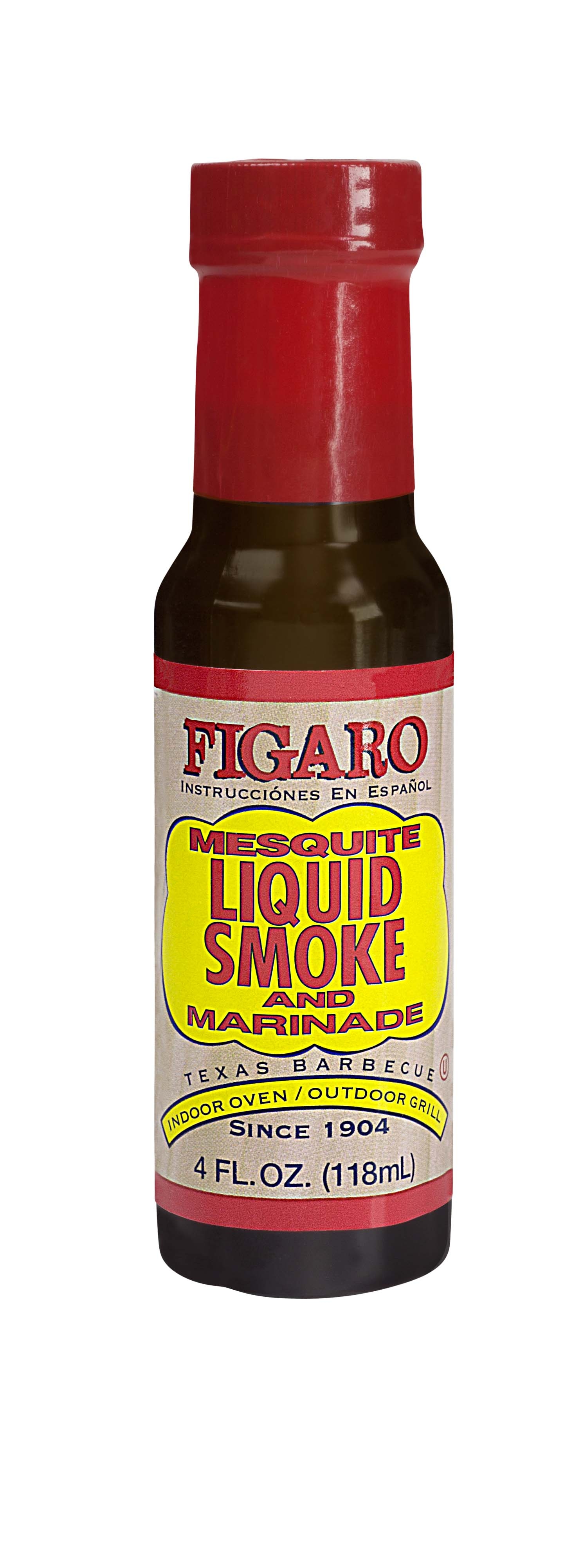 Baumer Foods Figaro Mesquite Liquid Smoke Sauce, 4 Ounce -- 12 per case.