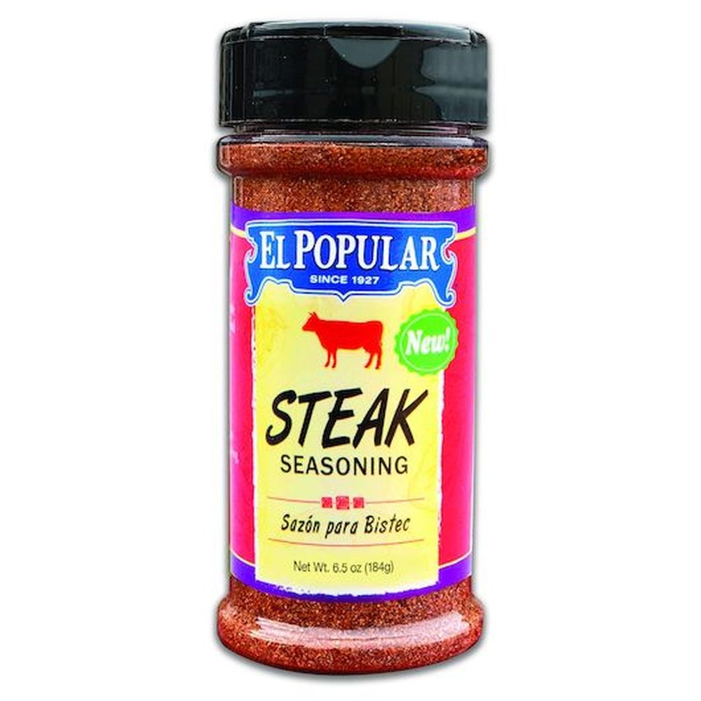 El Popular Steak Seasoning, 6.5 Ounce -- 12 per case