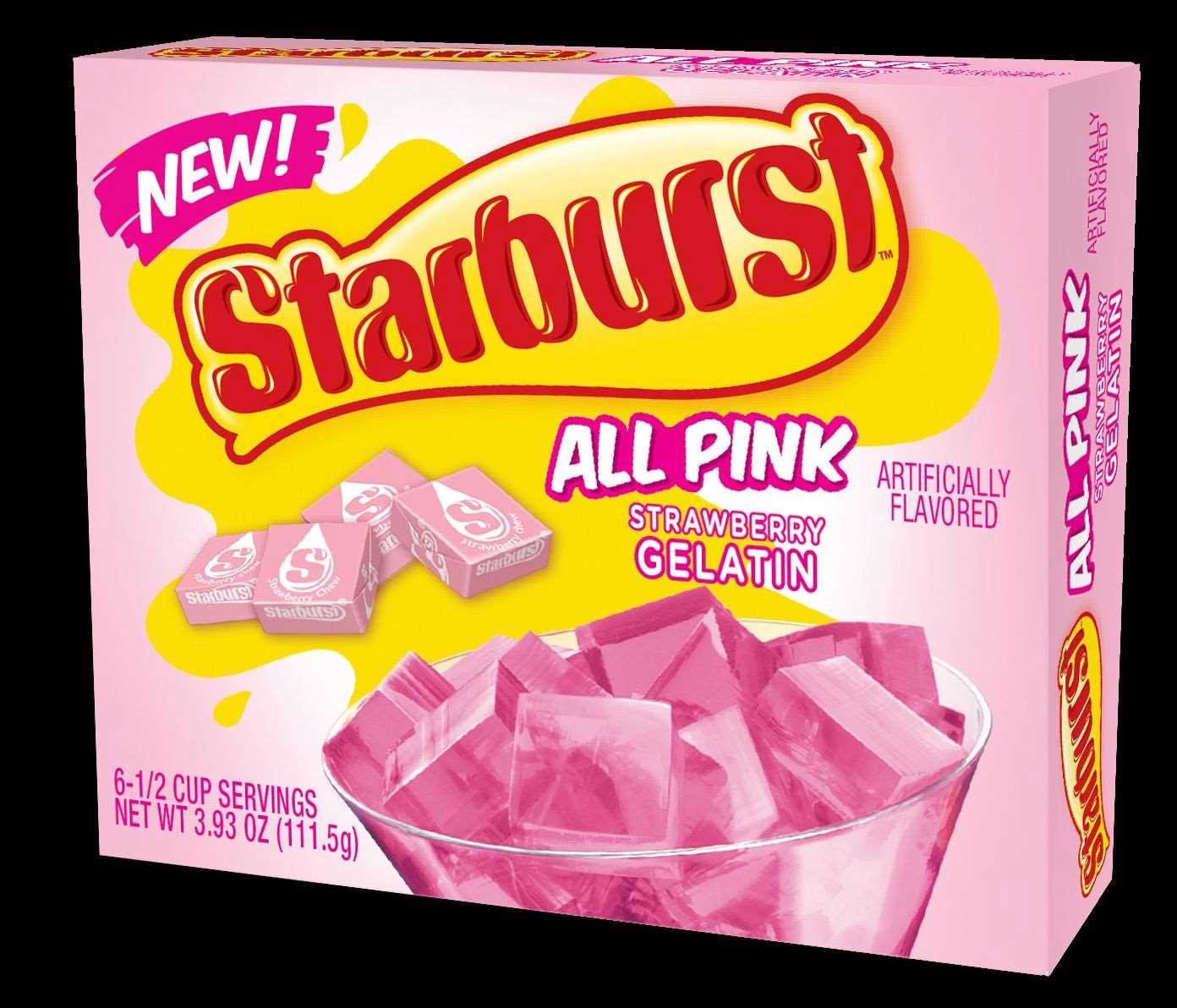 Starburst Strawberry Gelatin, 3.93 Ounce -- 12 per case