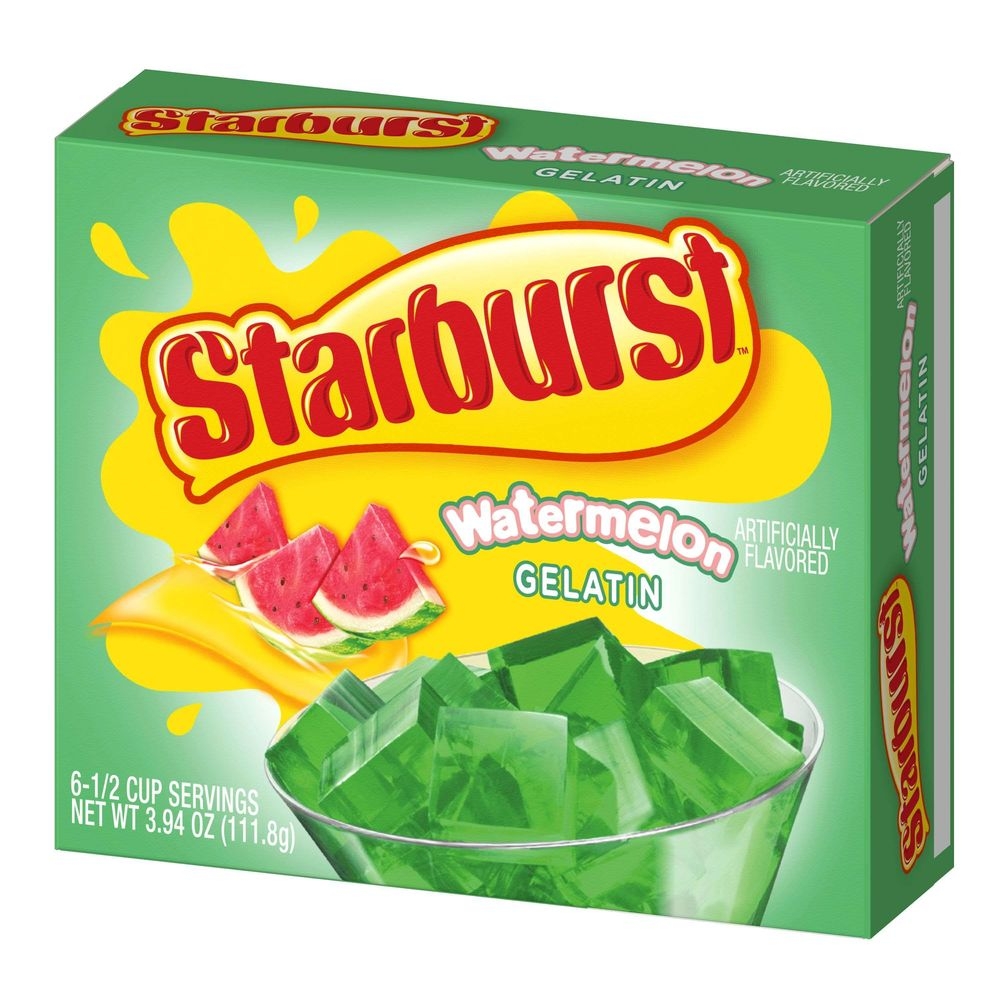Starburst Watermelon Gelatin Dessert Mix, 3.94 Ounce -- 12 per case