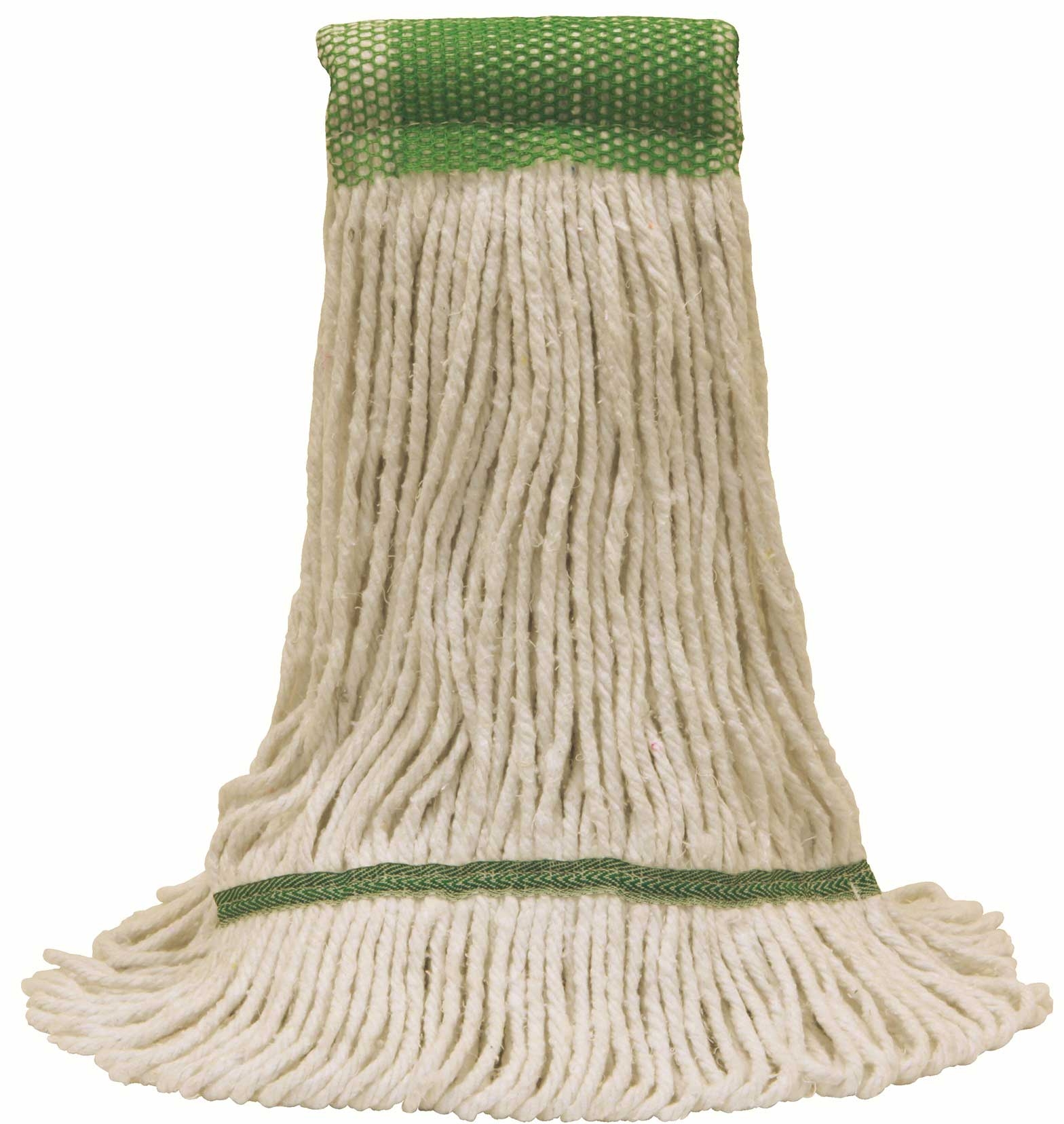 Maxiclean Small White Loop End Mop -- 12 per case.