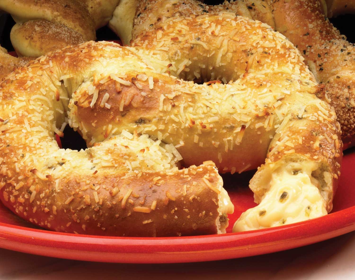 J and J Snack Jalapeno Cheese Pretzel Fillers, 3.5 Ounce -- 48 per case.