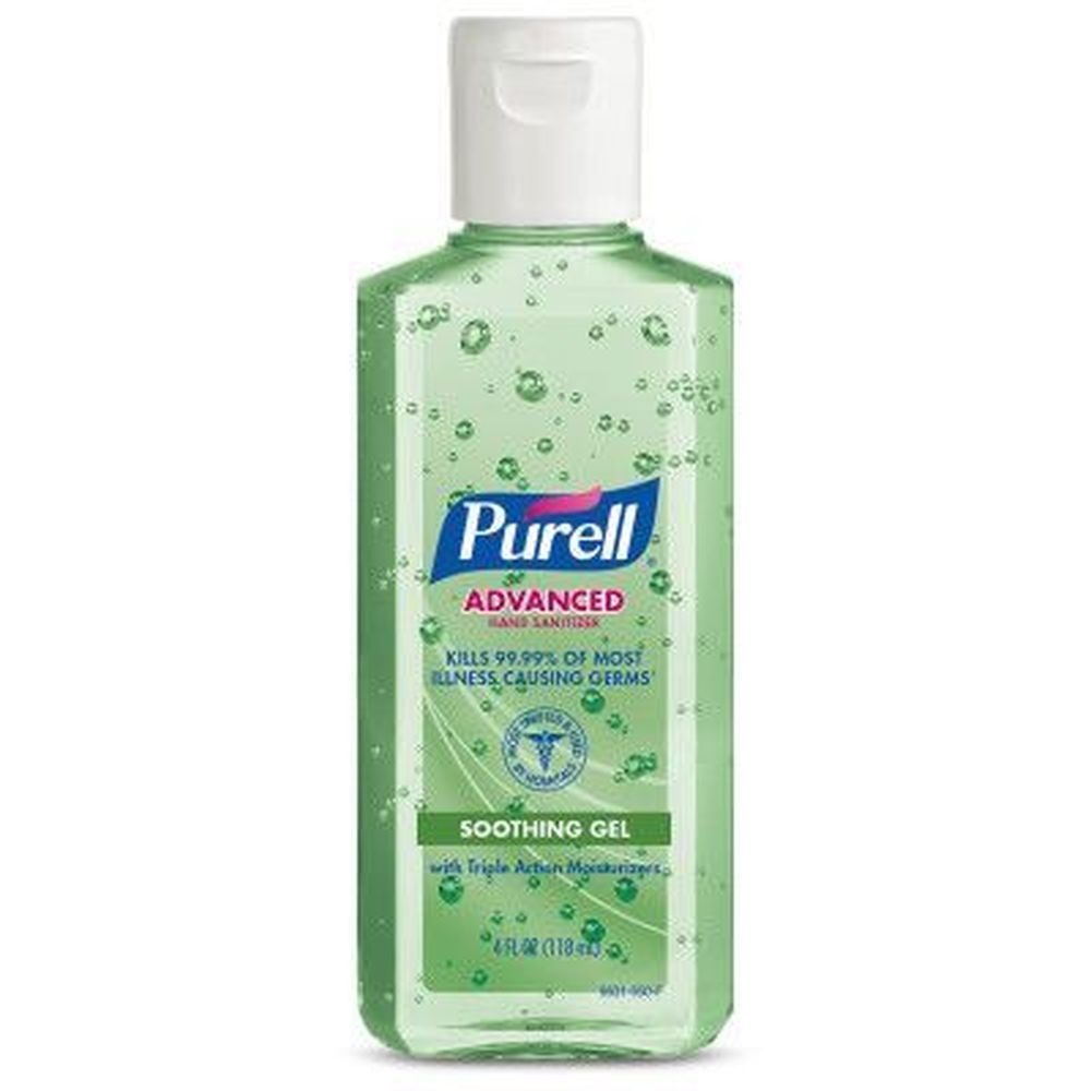 Purell 4 Fluid Ounce Instant Sanitizer with Aloe, 24 count