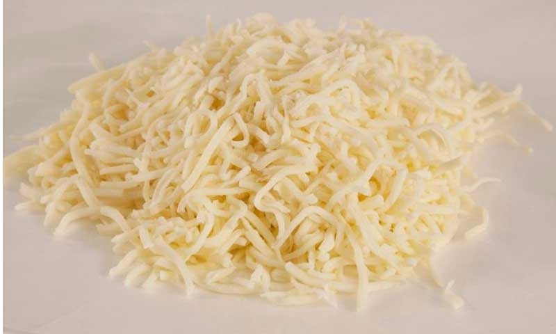 Plain Whole Milk and Part Skim 50/50 Mozzarella Shredded Cheese, 5 Pound -- 6 per case