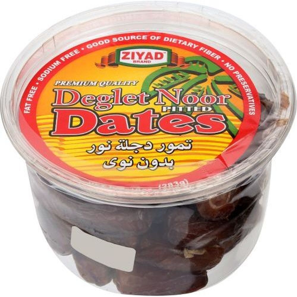 Ziyad Deglet Noor Pitted Dates, 10 Ounce -- 24 per case