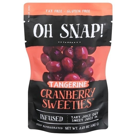 Oh Snap Tangerine Cranberry Sweeties, 2.25 Ounce -- 12 per case