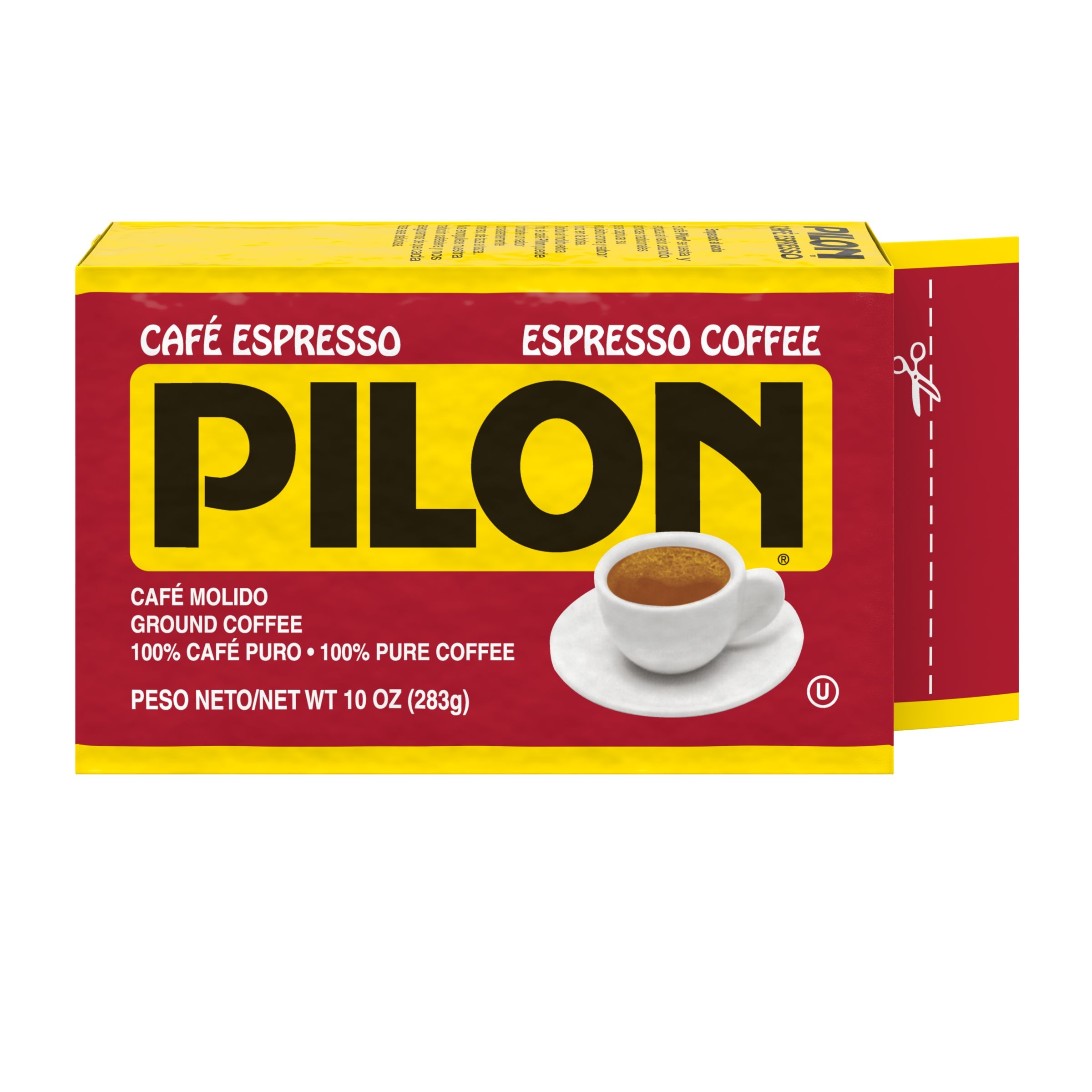 Pilon Espresso Ground Coffee, 10 Ounce -- 24 per case.