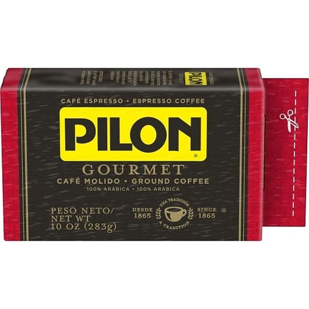 Cafe Pilon Arabica Gourmet Espresso Ground Coffee, 10 Ounce -- 24 per case