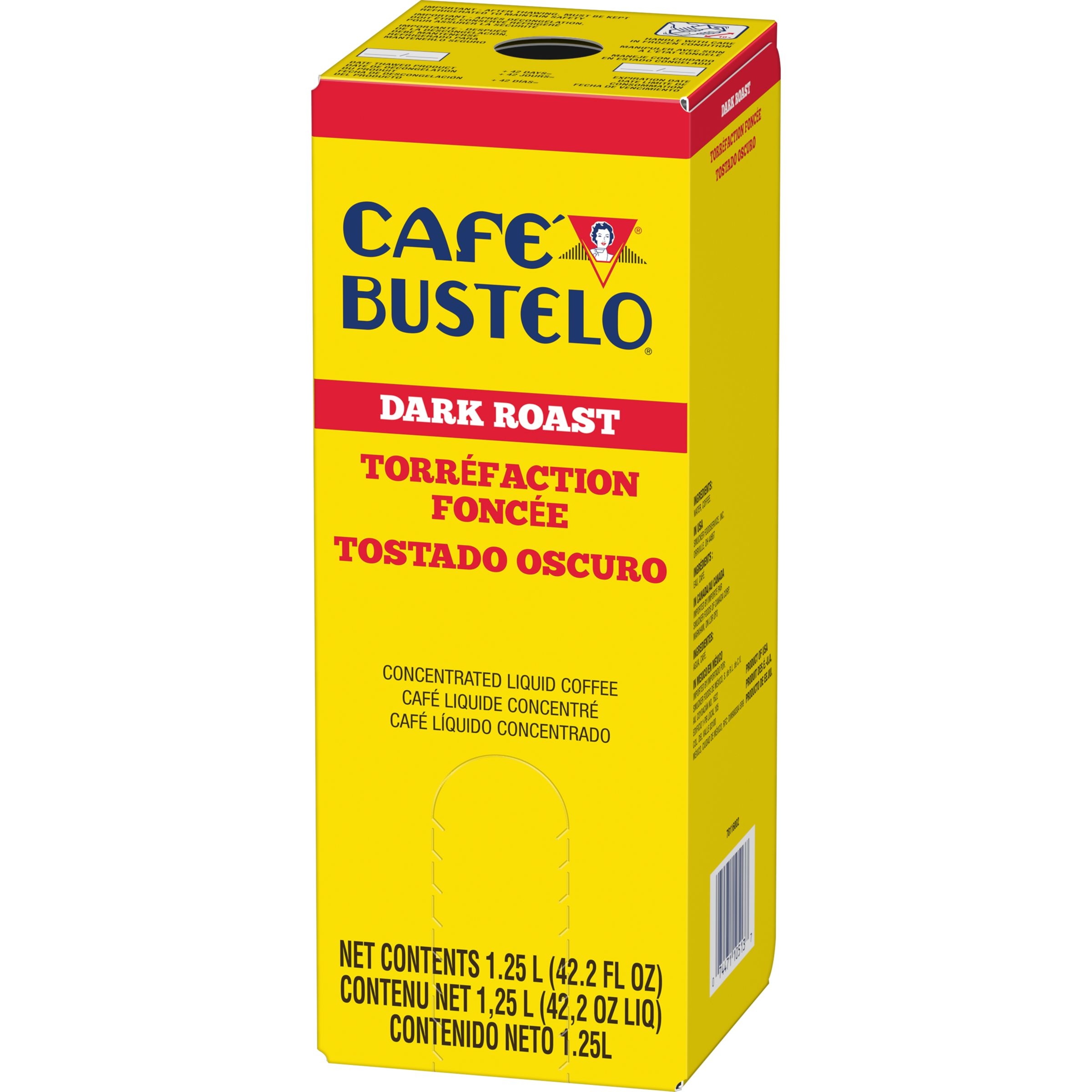 Bustelo Dark Roast Concentrated Liquid Coffee, 1.25 Liter -- 2 per case.