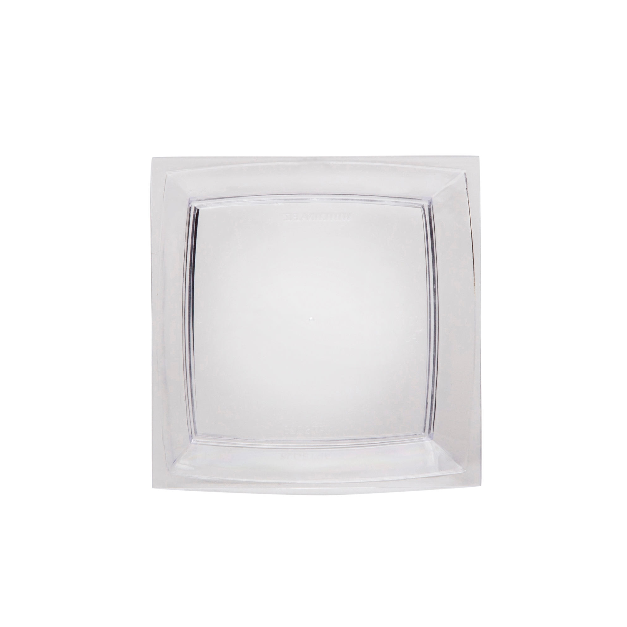 WNA Petites Clear Square Dish, 2.5 inch -- 200 per case.