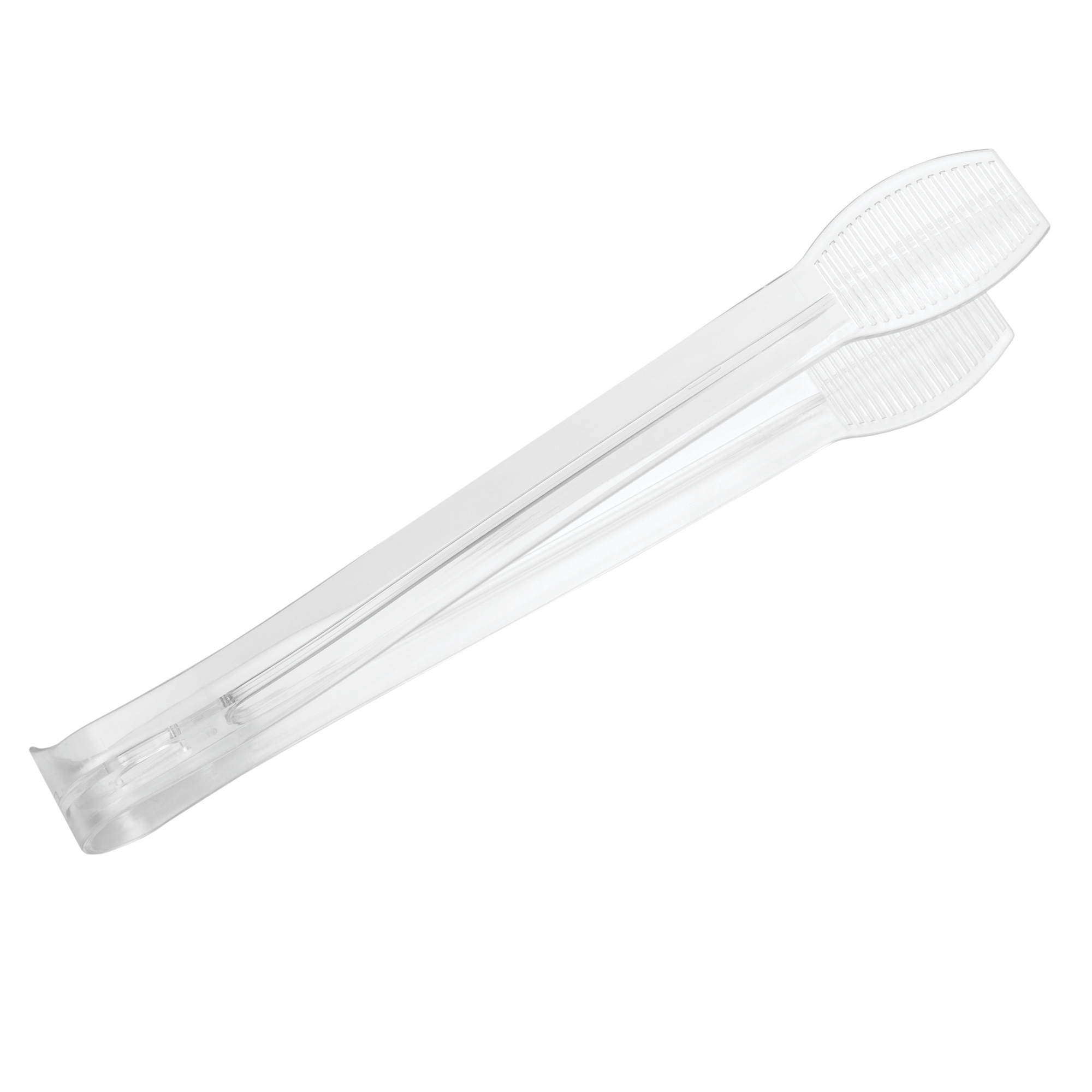 WNA Classicware Clear Polystyrene Tong, 9 inch -- 40 per case.