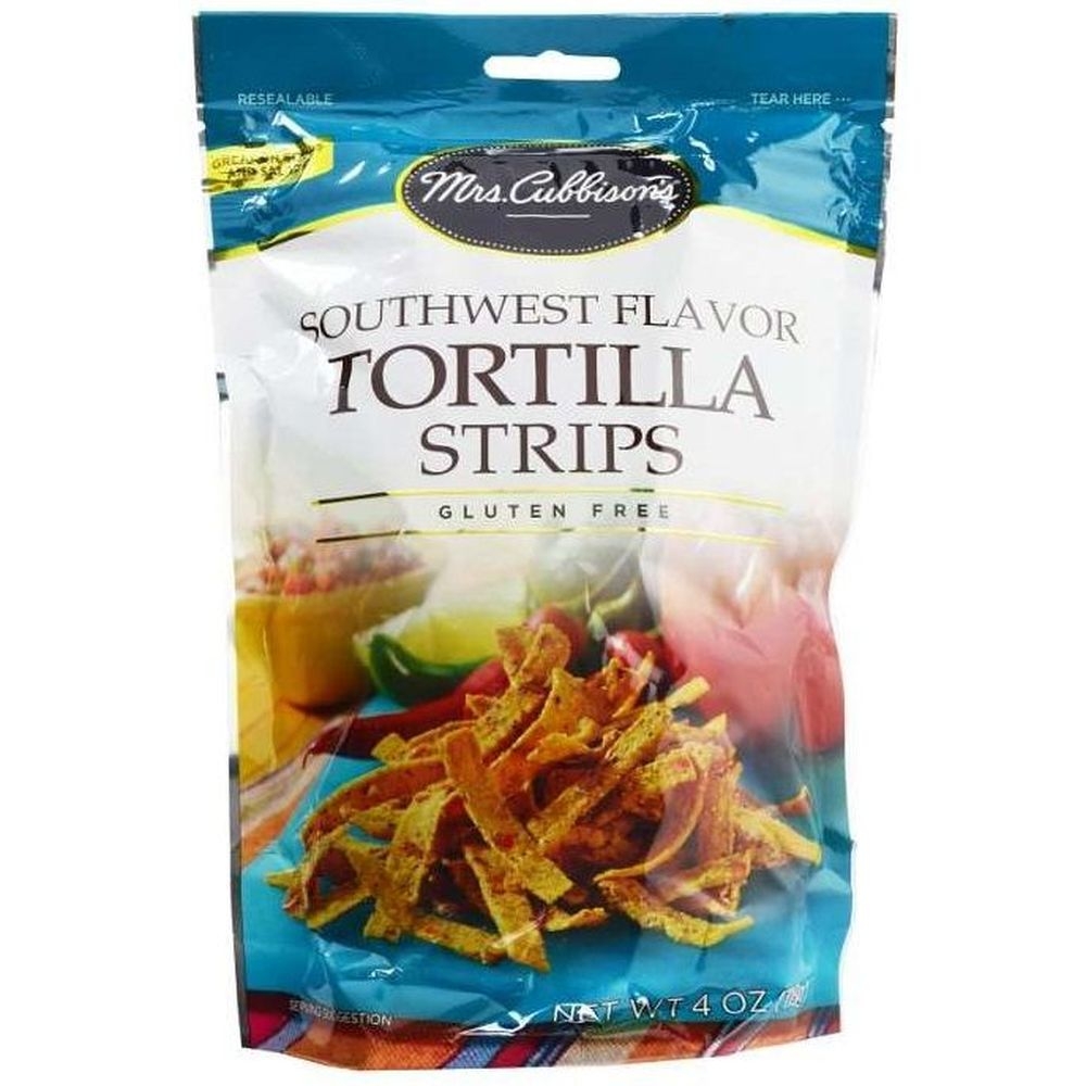 Mrs. Cubbisons Southwest Style Tortilla Strips, 4 Ounce -- 9 per case