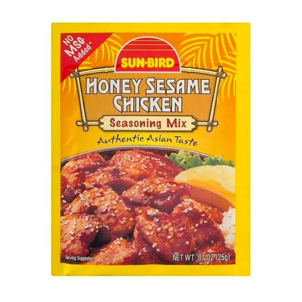 Sun-Bird Honey Sesame Chicken Seasoning Mix, 0.875 Ounce -- 24 per case