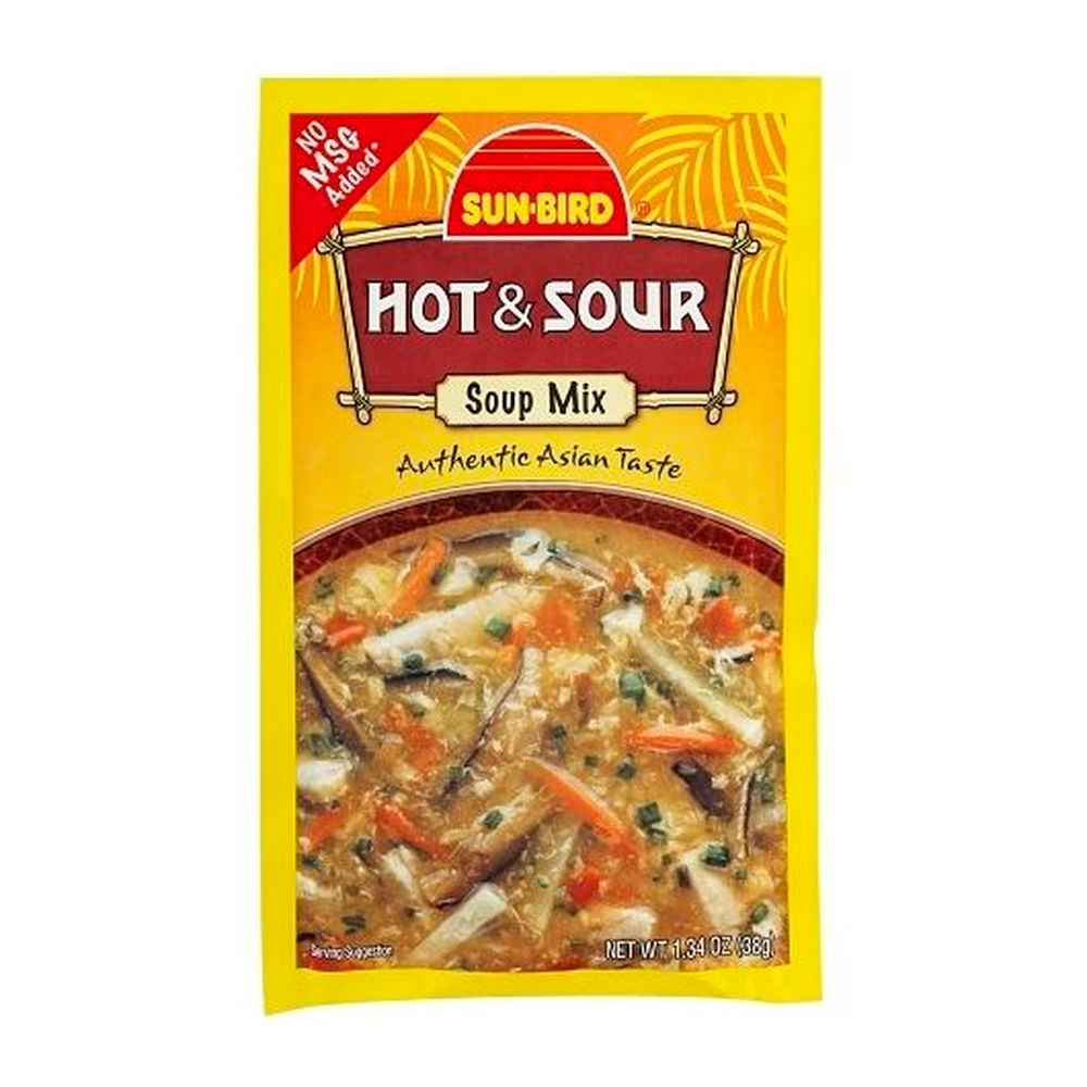 Sun-Bird Hot and Sour Soup Mix, 1 Ounce -- 24 per case