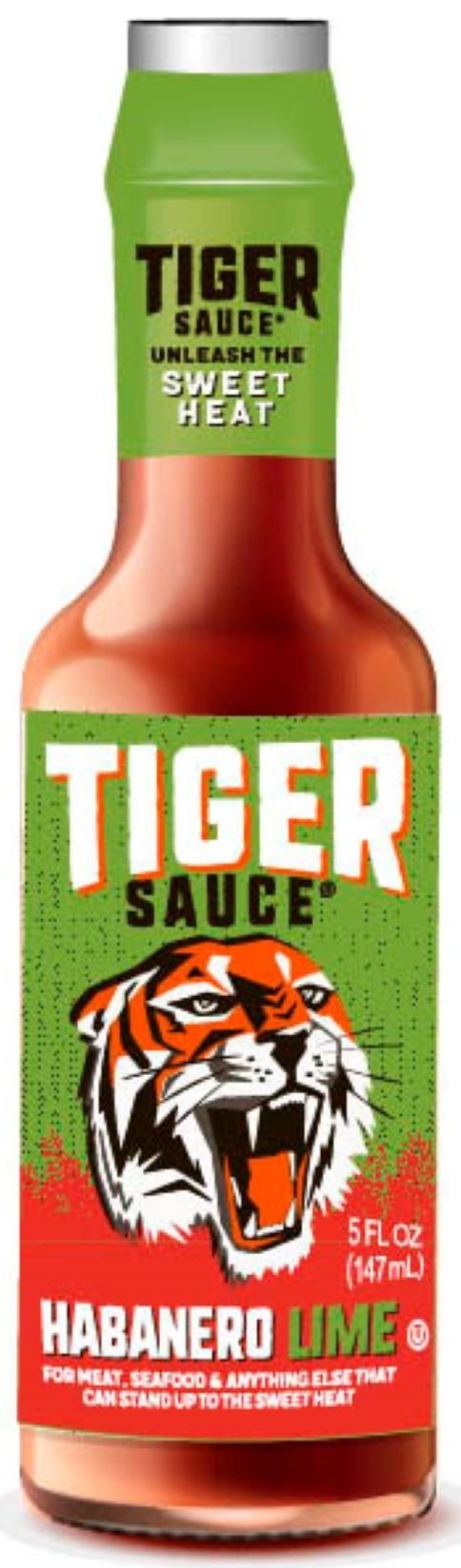 Try Me Gourmet Tiger Habanero Lime Sauce, 5 Fluid Ounce -- 6 per case