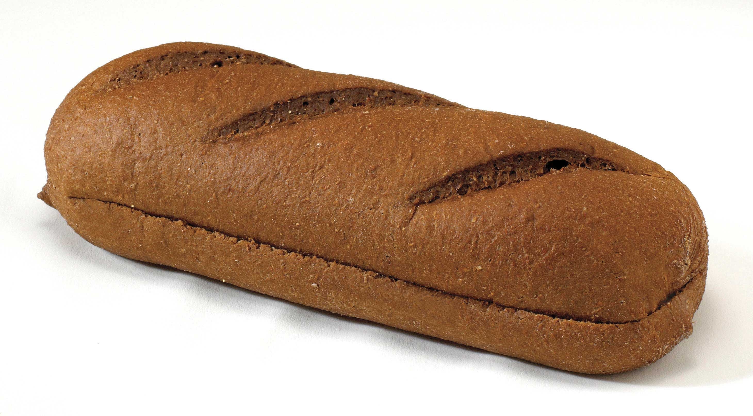 Flowers Foods European Bakers Hinged Sliced Dark Honey Wheat Sub, 7 inch - 12 per pack -- 6 packs per case.