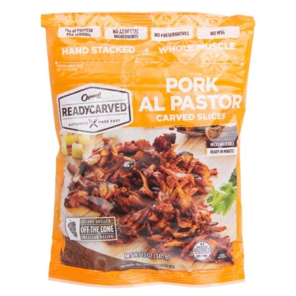 Opaa Pork Al Pastor Carved Slices, 8 count