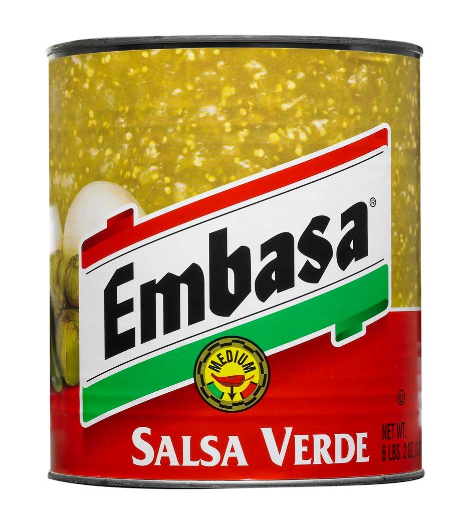 Embasa Verde Medium  Salsa Can,  10 Can -- 6 Case