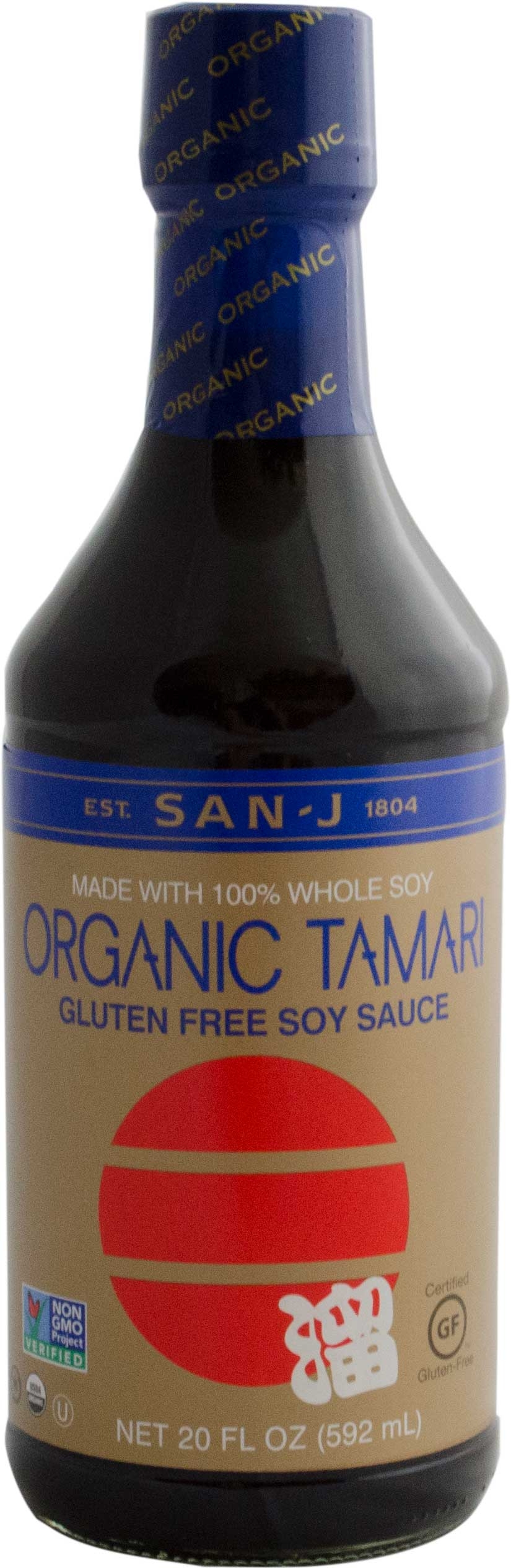 San J Organic Tamari, 20 Ounce -- 6 per case.