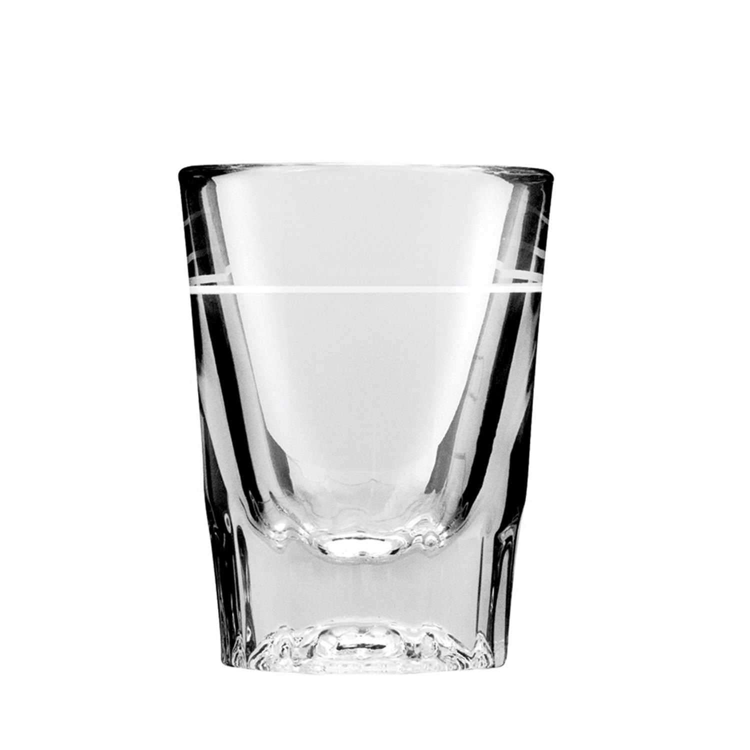 Anchor Hocking 1 Ounce Line, 2 Ounce Whiskey Glass -- 48 per case.