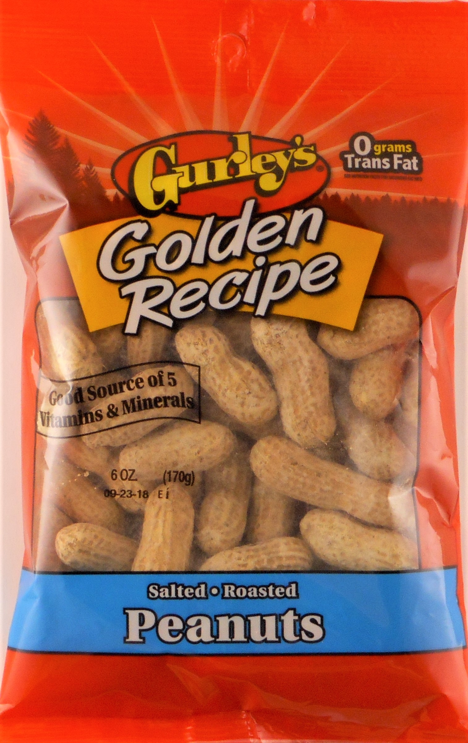 Gurleys Jumbo Salted Peanuts in Shell, 6 Ounce -- 12 per case.