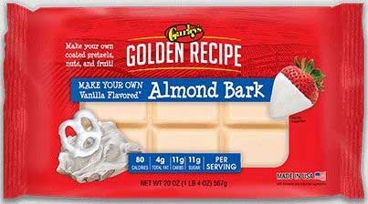 Gurleys Vanilla Almond Bark, 20 Ounce -- 12 per case