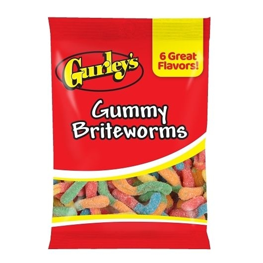 Pal Brite Worms Gummy, 5.5 Ounce -- 12 per case