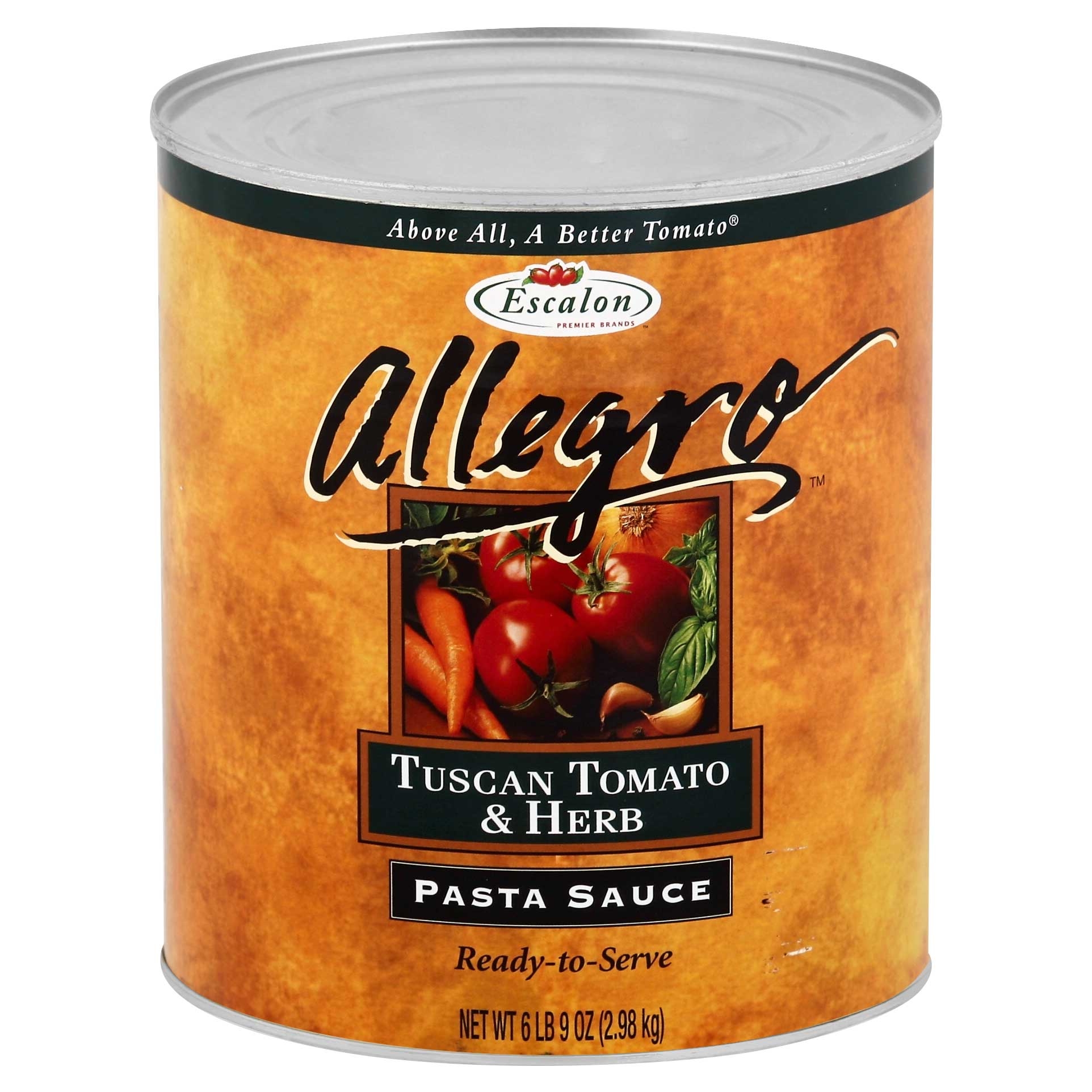 Allegro Tuscan Tomato and Herb Pasta Sauce, 105 Ounce -- 6 per case.