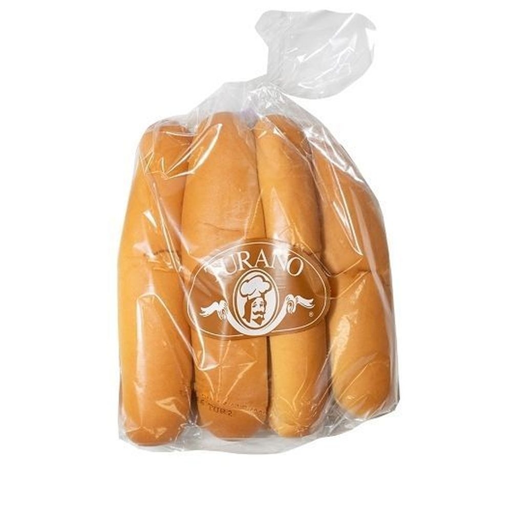 Turano Footlong Hot Dog Bun, 3.2 Ounce -- 32 per case