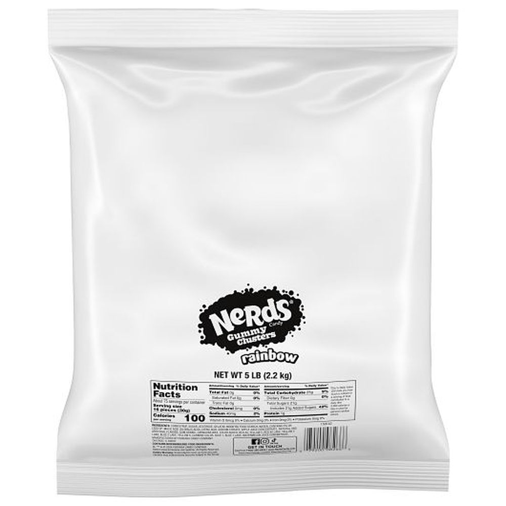 Nerds Rainbow Gummy Cluster, 80 Ounce -- 6 per case