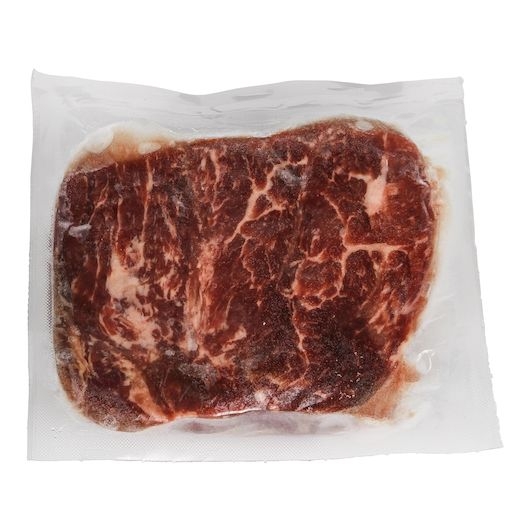 Double Red Provisions Seasoned Beef Flat Iron Steak, 8 Ounce -- 20 per case