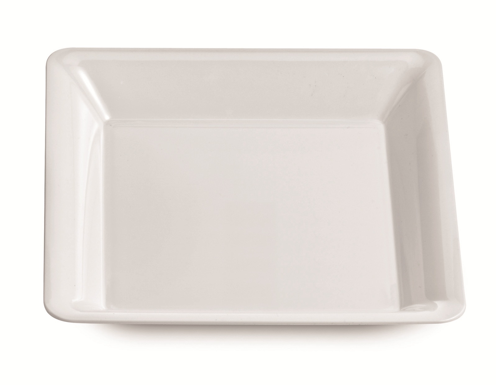 Conserve White Square Tray, 14 x 14 inch -- 25 per case.
