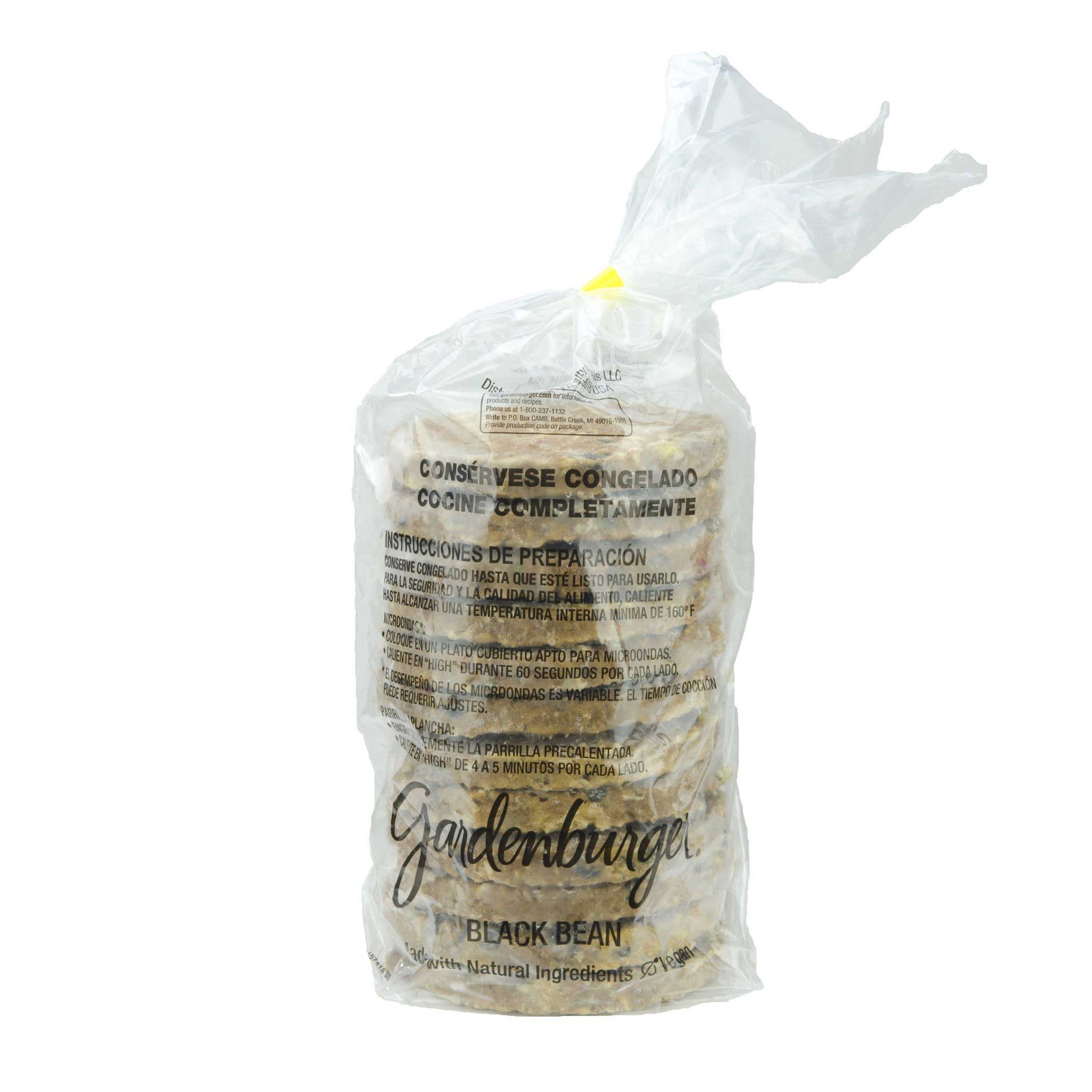 Kelloggs Black Bean Burger, 3.4 Ounce -- 48 per case.