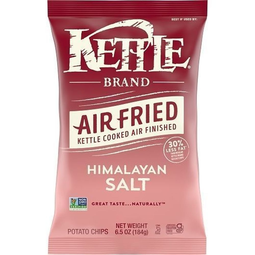 Kettle Himalayan Salt Air Fried Kettle Potato Chips, 6.5 Ounce -- 12 per case