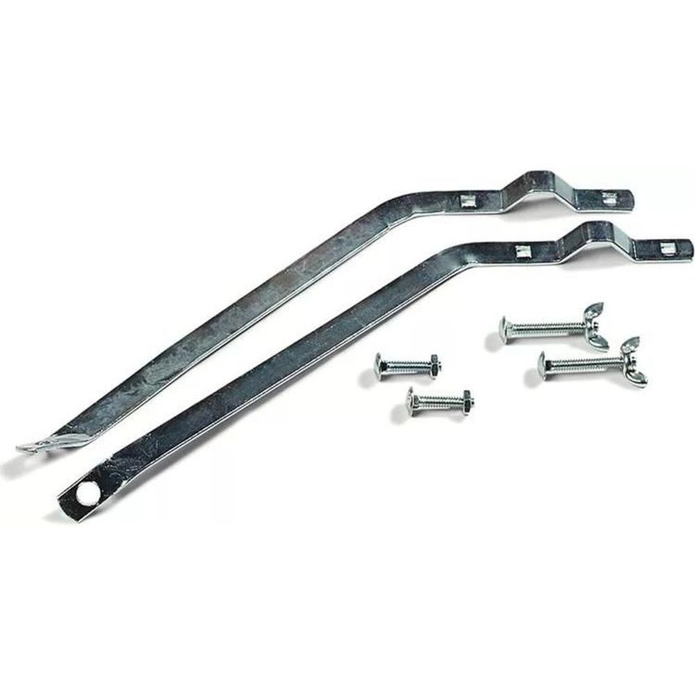 Flo-Pac Silver Large Metal Handle Rigid Brace for Push Brooms, 11.50 inch Long