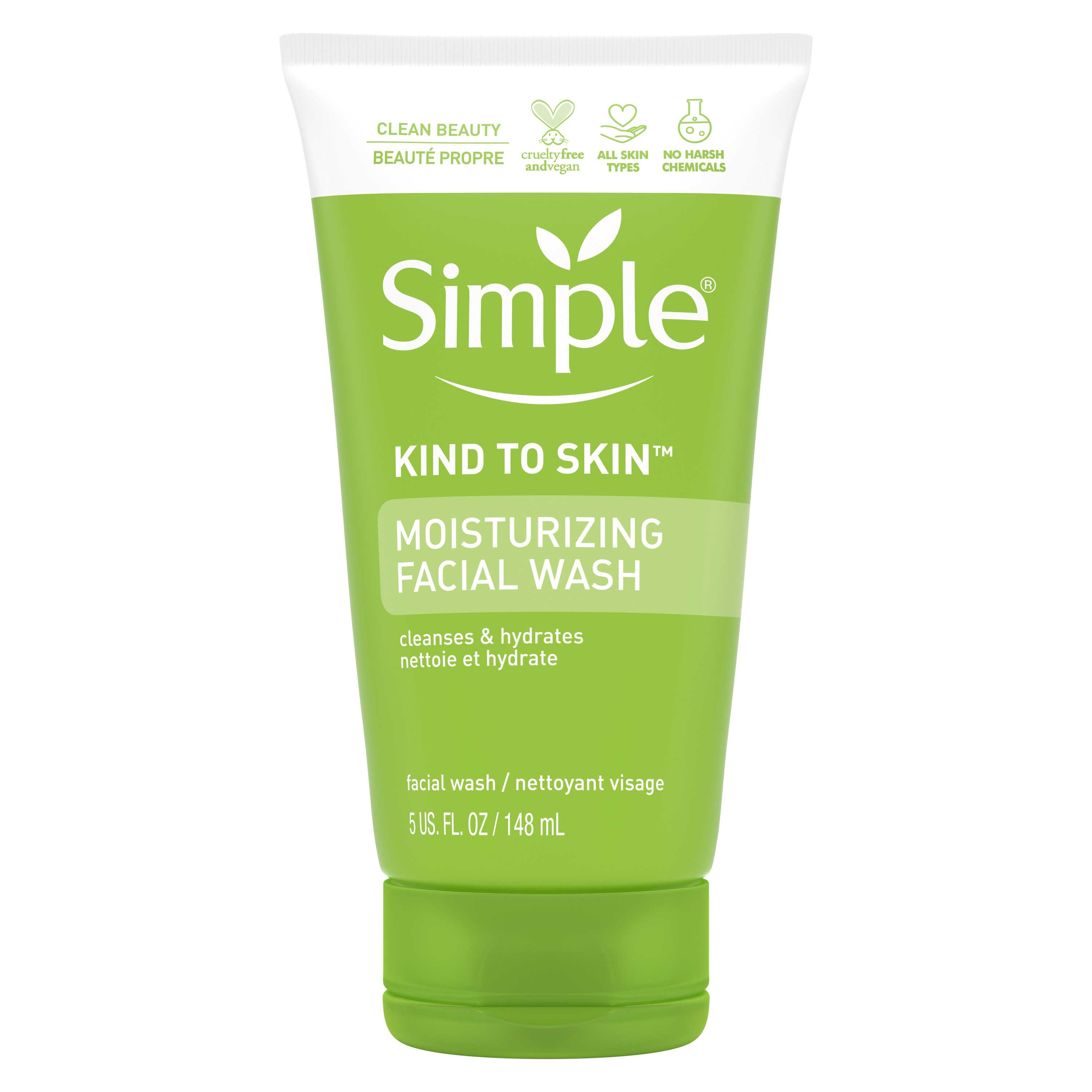 Simple Skin Moisturizing Face Wash, 5 Ounce -- 12 per case