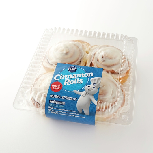 Pillsbury Baked Vanilla Icing Cinnamon Rolls, 14 Ounce -- 12 per case