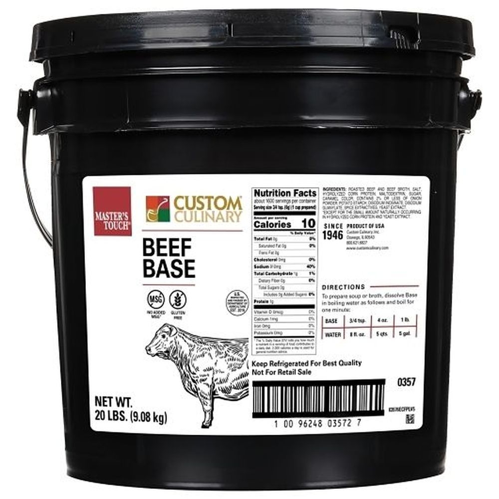 Master's Touch Beef Base Paste, 20 Pound