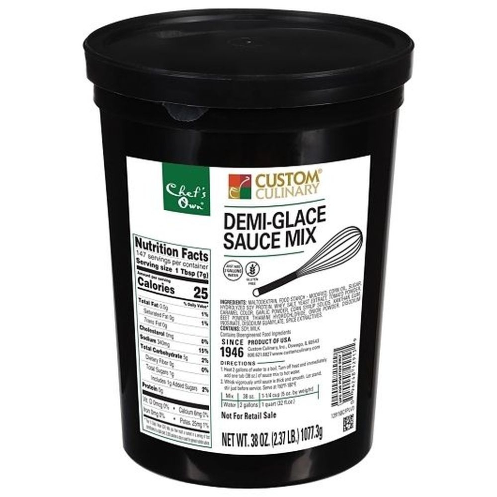Chef's Own Demi Glace Sauce Mix, 38 Ounce -- 4 per case