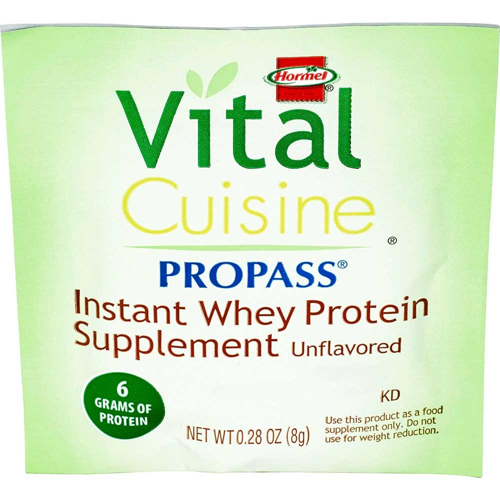 Hormel Health Labs Vital Cuisine Propass Instant Whey Protein Supplement, 0.28 Ounce -- 100 per case