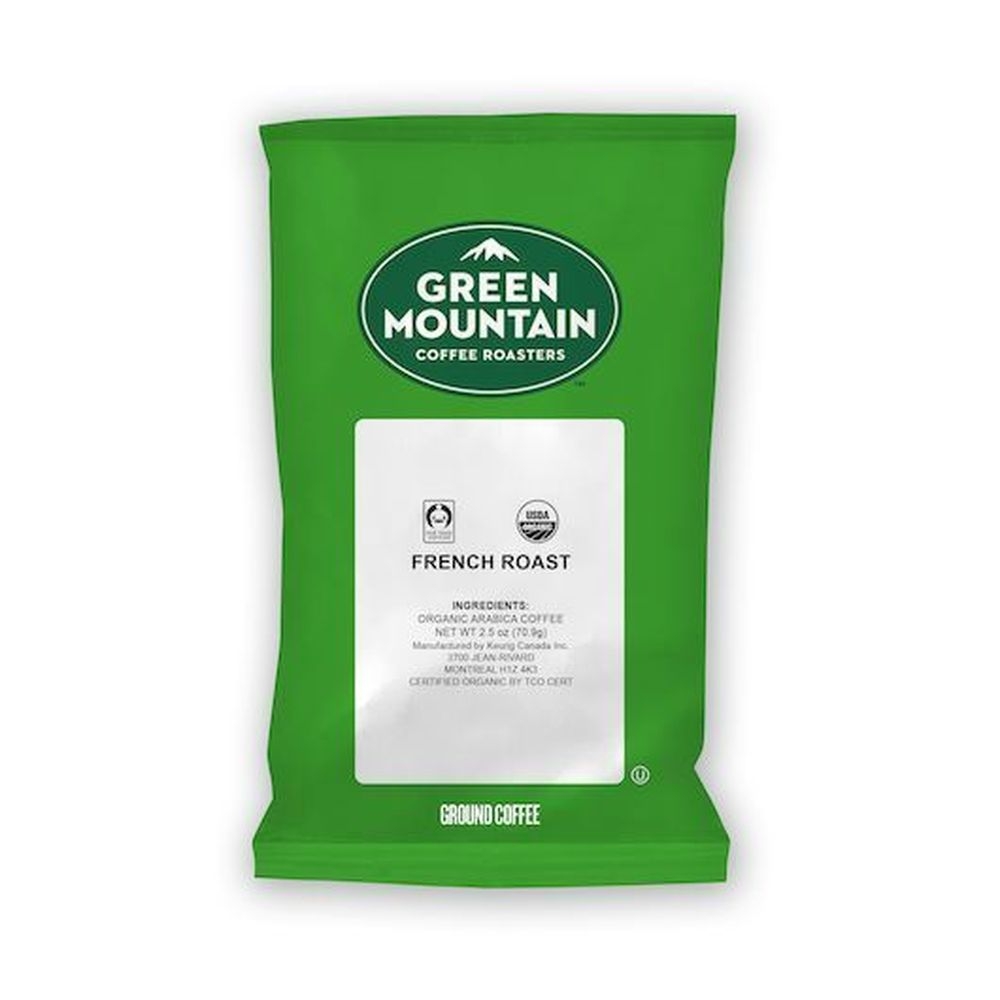 Green Mountain Coffee Roasters French Roast Ground Coffee, 50 count