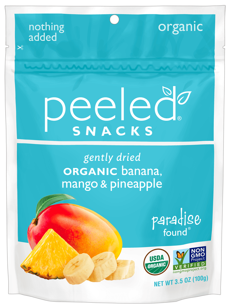 Peeled Paradise Found Snacks, 3.5 Ounce -- 12 per case.