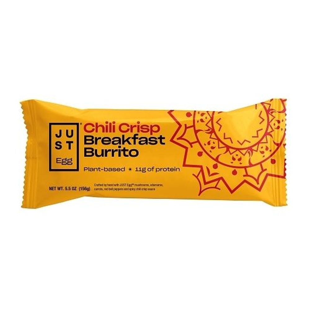 Just Egg Chili Crisp Breakfast Burrito, 5.5 Ounce -- 12 per case