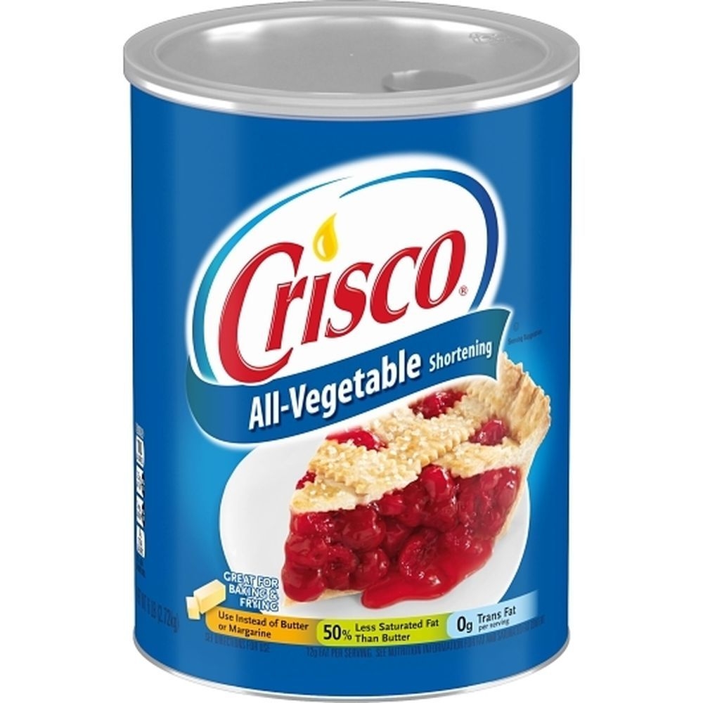 Crisco Regular All Vegetable Shortening, 6 Pound Can -- 6 per case